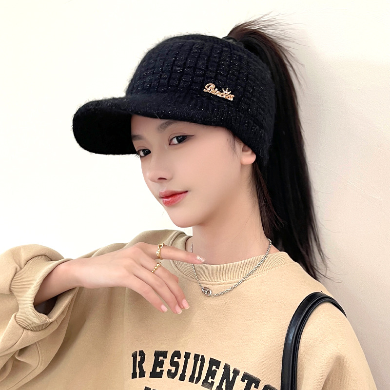 Korean Autumn and Winter Hat Children's Sports Leisure Knitted Wool Hat Solid Color All-match Winter Warm Student Cap New