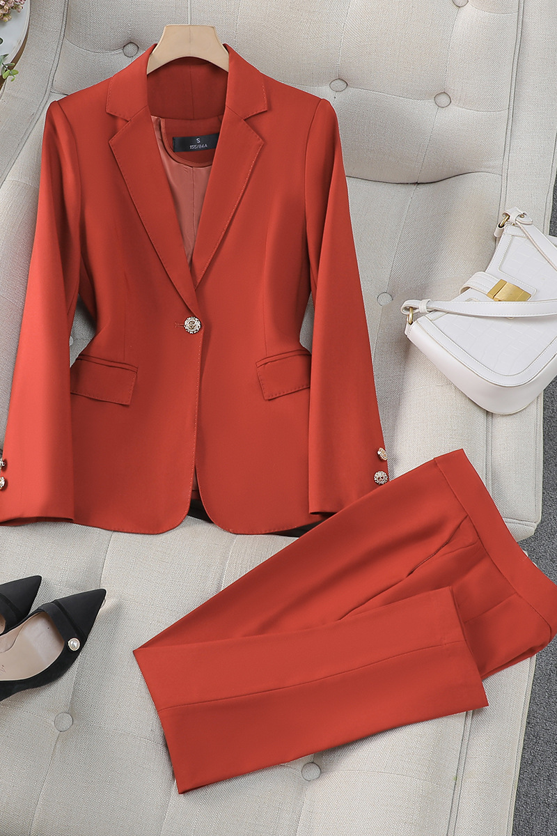 Picture of Business Wear Women's Cross-border Autumn and Winter New Fashion Formwork Suit Business Casual Suit Work Clothes