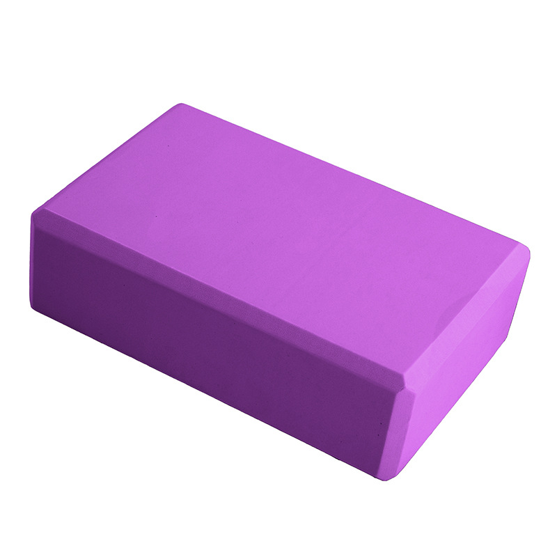Picture of Two-color yoga brick eva thickened yoga auxiliary yoga brick foam dance brick 200g manufacturers support logo