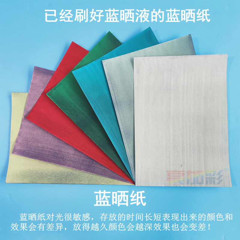 Picture of Blue Drying Paper Cyanotypaper Sun Sensitive Printing Art Paper A4/A5/A6