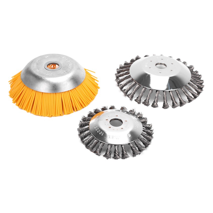 Gardening tools derusting twisted wire weeding wheel-type twisted wire weeding wheel agricultural mower weeding head weeding head