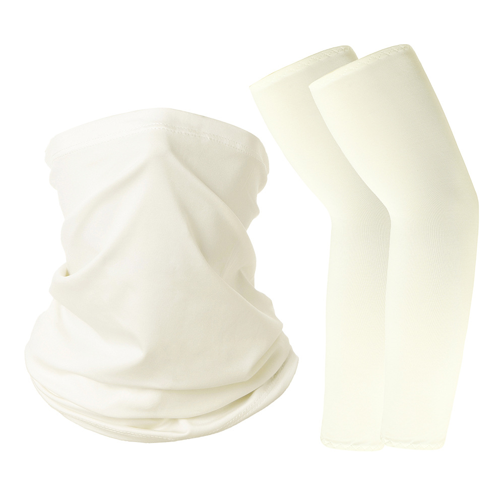 Picture of Ice Silk Sun Protection Sleeves Magic Headscarf Set Summer Sun Protection Cycling Sports Outdoor Equipment Combination Spot Wholesale