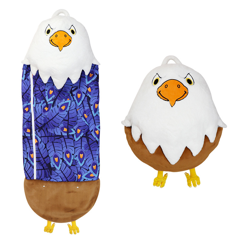 Picture of Cross-Border Children's Sleeping Bag Customized Cartoon Anti-Kicking Animal Sleeping Bag Amazon Quilted Anti-Kick Storage Sleeping Bag for Older Children