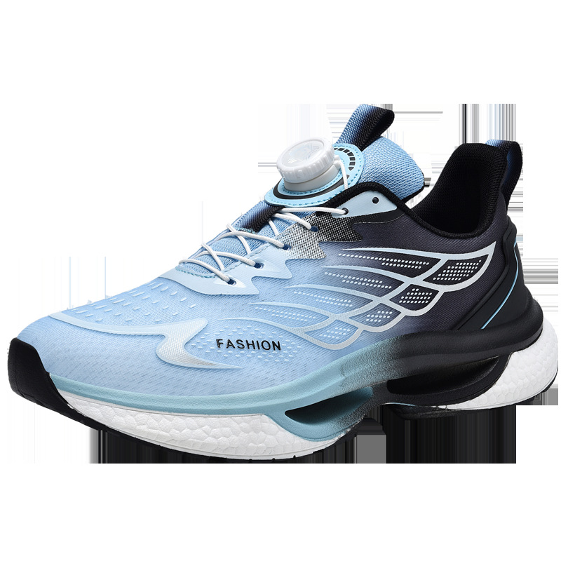 Woven Air Cushion Swivel Buckle Running Shoes Interior Outdoor Sneakers Men's Shoes