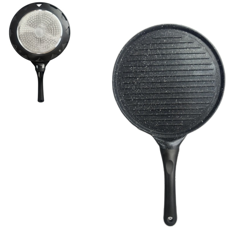 Picture of 1Pcmulti-Hole Egg Frying Pan Creative Porous Frying Pan Barbecue Plate Household Aluminum Alloy Series