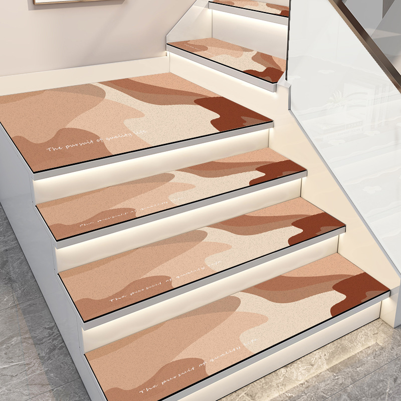Picture of Simple style household non-slip stair mat stain-resistant easy-to-clean diatom mud floor mat non-slip cutting and soundproof floor mat