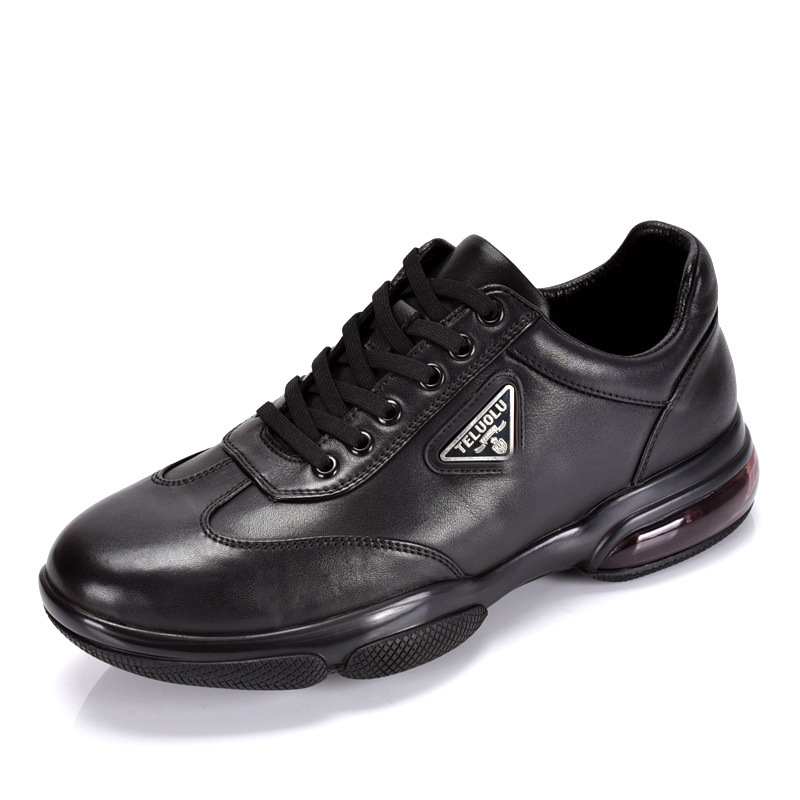 Genuine leather men's shoes Spring and Autumn new fashion shoes genuine leather sports leather shoes breathable soft bottom men's first layer cowhide casual shoes