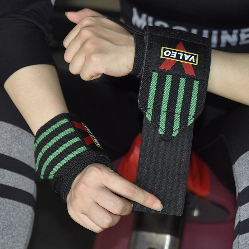 Picture of Sports wristband fitness bench push VALEO sweat absorption pressure fitness weightlifting winding wristband sprain protection wholesale