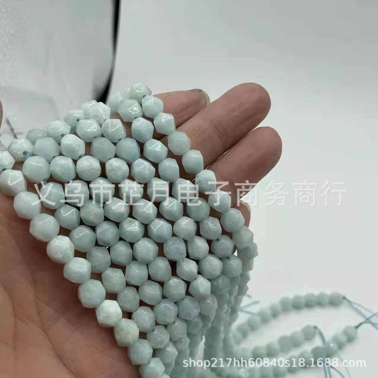 Picture of Factory direct new variety of natural stone diamond cut diy handmade loose beads bracelet jewelry accessories materials