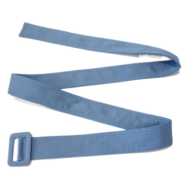 Cross-border New Women's Belt Women's Casual Solid Color Decorative Super Long Canvas Wide Waist Cover with Coat in Stock