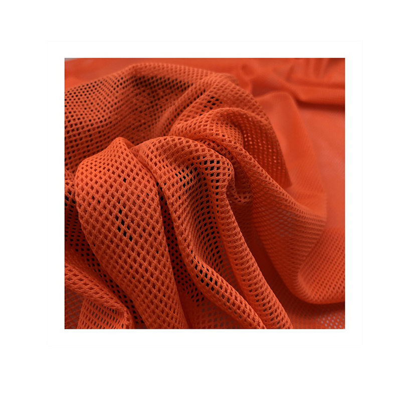 Picture of Wholesale Mesh Low Elastic Four Corner Mesh Fabric in stock Small Four Corner Mesh Fabric Hat Sports Clothing Inner Mesh Fabric