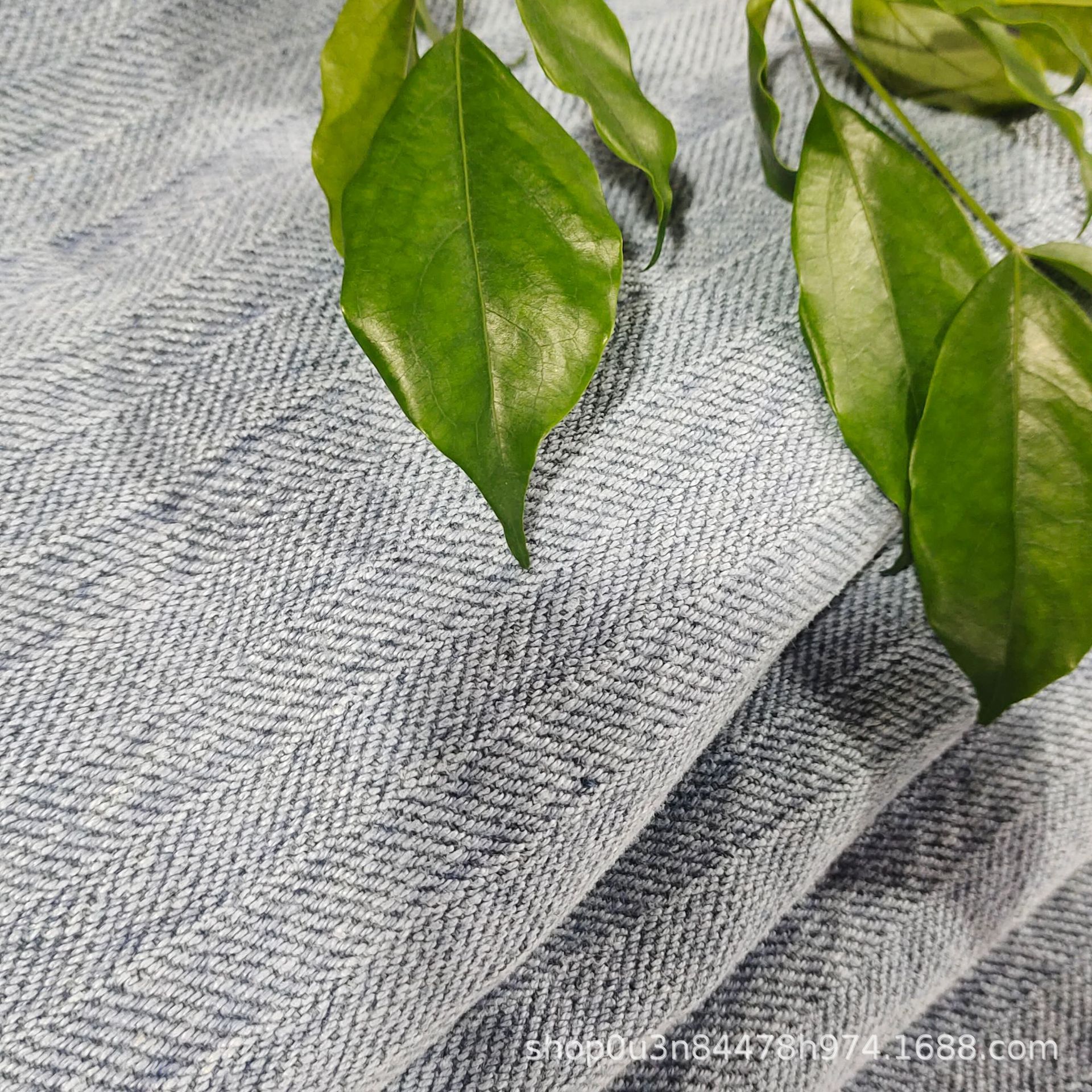 Picture of Pure Linen Herringbone Stone Washing Fabric, Linen Sofa Cloth, Sand Washing Material, Pure Linen Sand Washing Blanket Cloth