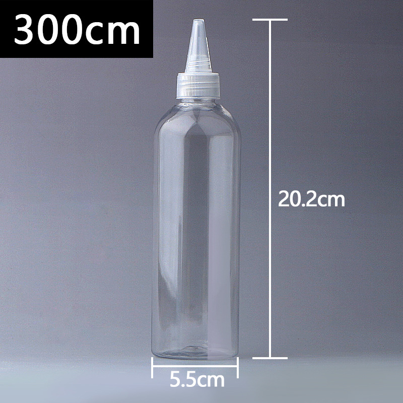 Picture of Wholesale 50 200 500ml ml squeeze bottle color bottle emulsion pigment bottled transparent plastic pointed nose bottle
