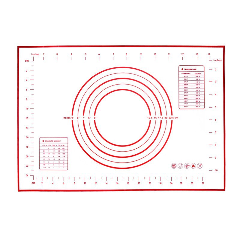 Picture of Amazon best selling non-slip rolling surface and surface board pad baking tools 60*40 platinum silicone pad kneading pad