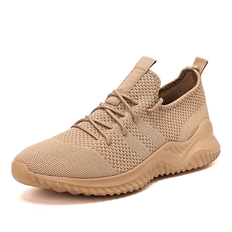 Picture of C863 Spring Low-top Casual Flying Woven Shoes Lace-up Lightweight Breathable Mesh Men's Shoes Large Size Cross-border Sports Running Shoes