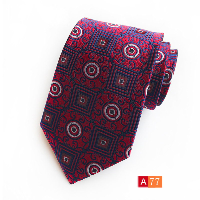 Picture of Source Factory Hot Jacquard Fabric Tie Men's Dress Business Suit Accessories Tie Wholesale