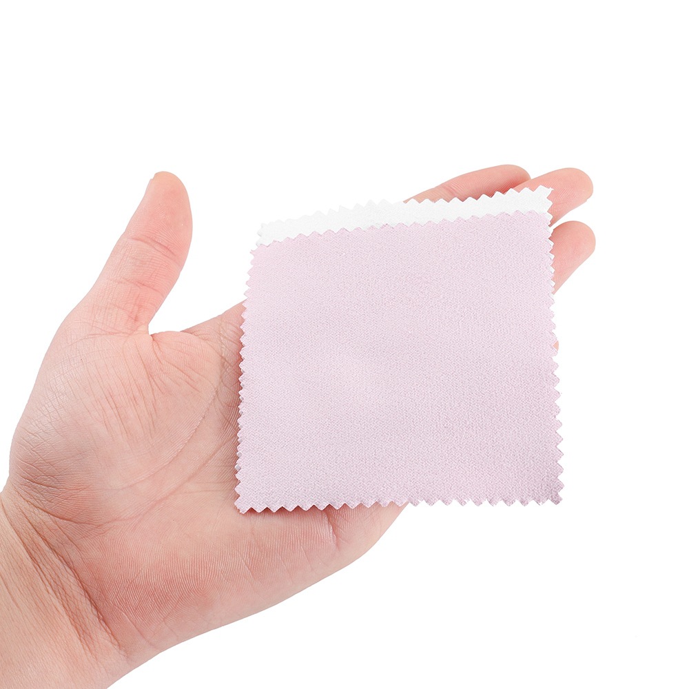 Picture of Jewelry Maintenance Square Marble Pattern Silver Wipe Double-sided Mirror Wipe Cloth Silver Gauze Suede Bright Silver Cloth