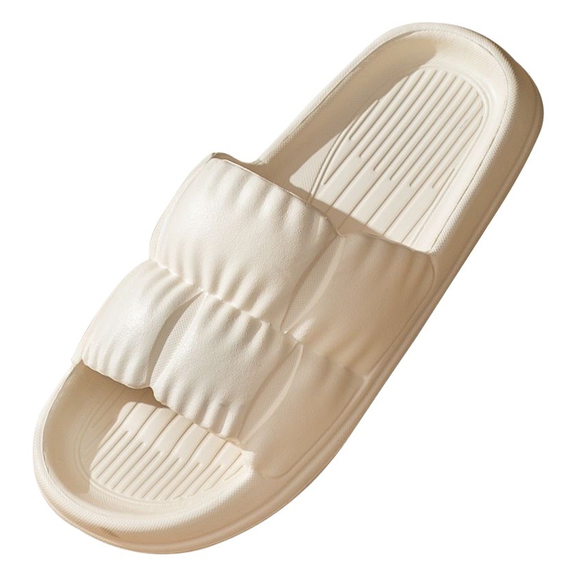 Feeling Slippers for Women's Household Couple's Thick-soled Summer Sandals for Men's Summer Outer Wear Anti-slip Bathroom Home Bath