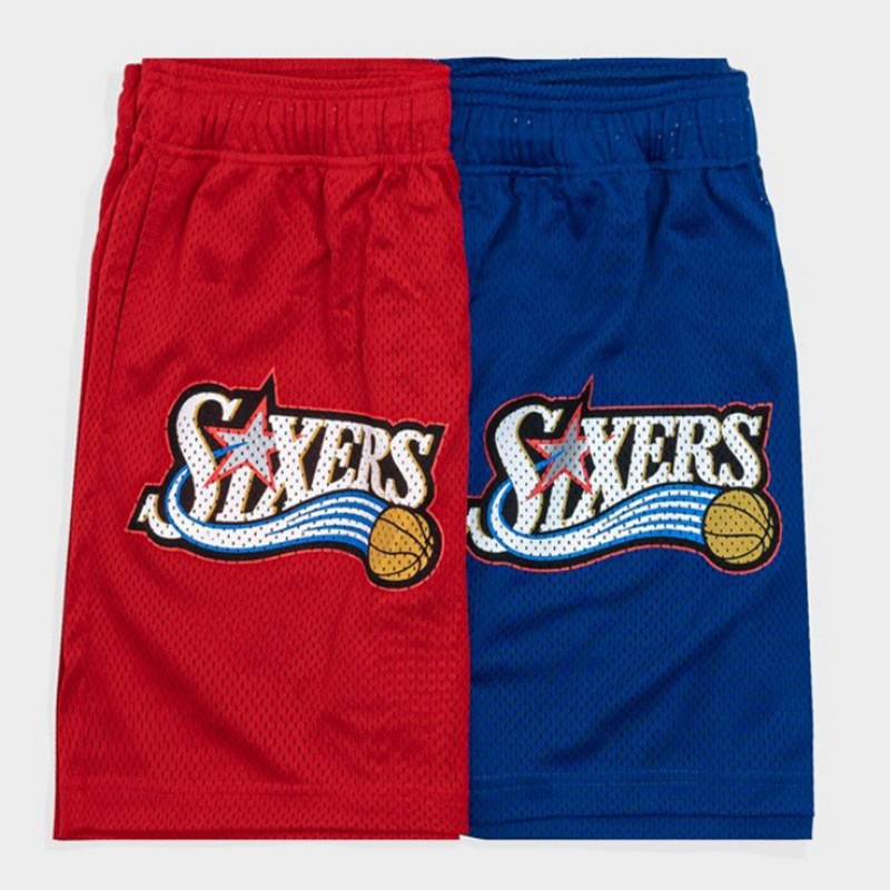 American Sports Shorts Men's Knee Loose Casual Four-point Boys Running Quick-drying Basketball Pants Summer