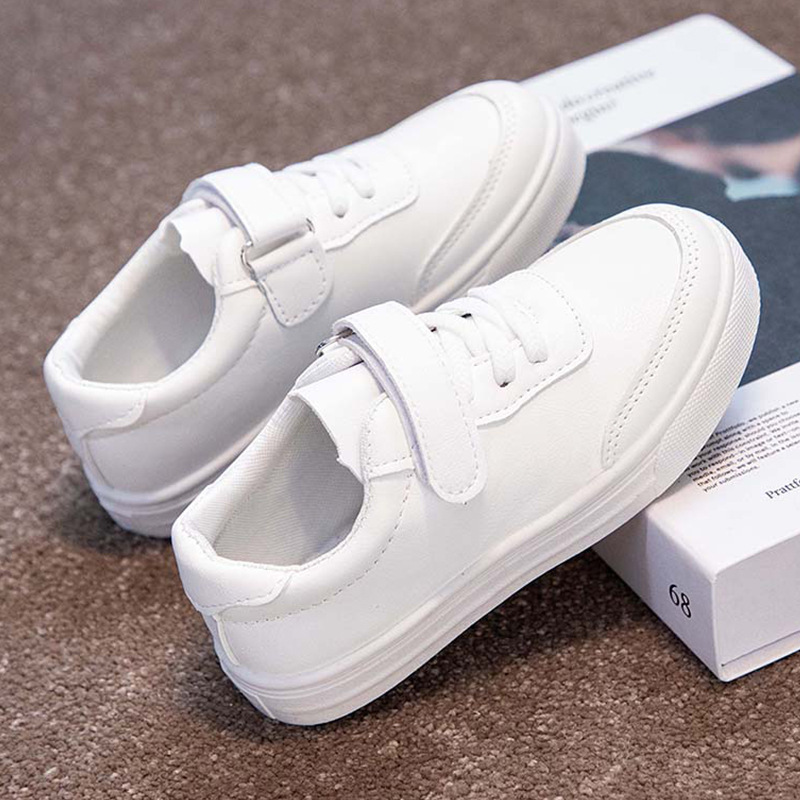 Children's White Shoes for Boys and Girls, Low-Cut Sneakers, Spring and Autum Ins Student Performance Shoes, Soft-Soled Baby Casual Kidsren's Shoes