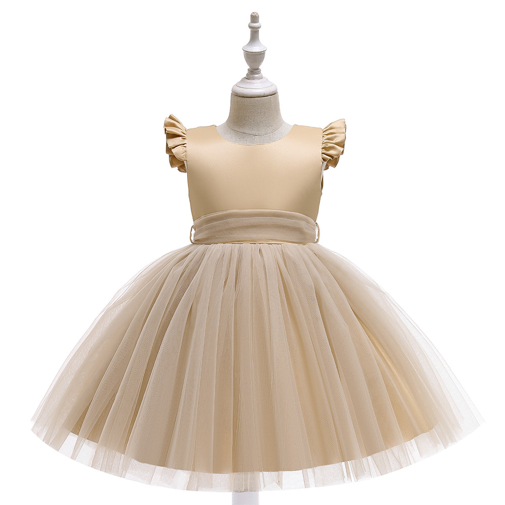 Picture of Children's Dress Flower Girl Wedding Dress Princess Dress 2025 European and American New Girl Host Catwalk Piano Performance Dress