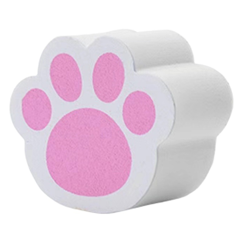 Cute Cat's Paw Wipe Mirror Bathroom Glass Mirror Bathroom Necessary Japanese Faucet Dust Removal Sponge Wipe