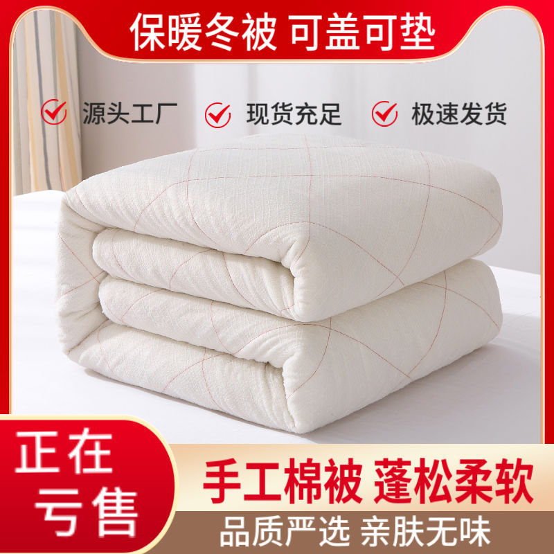 Xinjiang quilt student dormitory thickened mattress cushion quilt spring and autumn cotton quilt core summer cool quilt core winter quilt