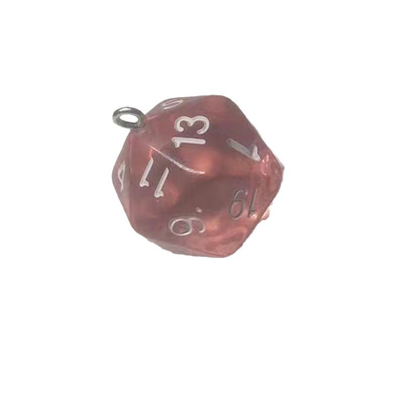 Picture of 20 Sieve Dice Transparent Solid Color Multicolor Bag Pendant Earrings Keychain DIY Accessories
