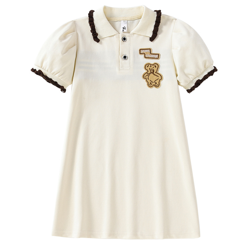 Picture of 2024 Summer Family Clothing New Polo Mother-Daughter Dress Family of Three and Four Short-Sleeved Suits Family Clothing