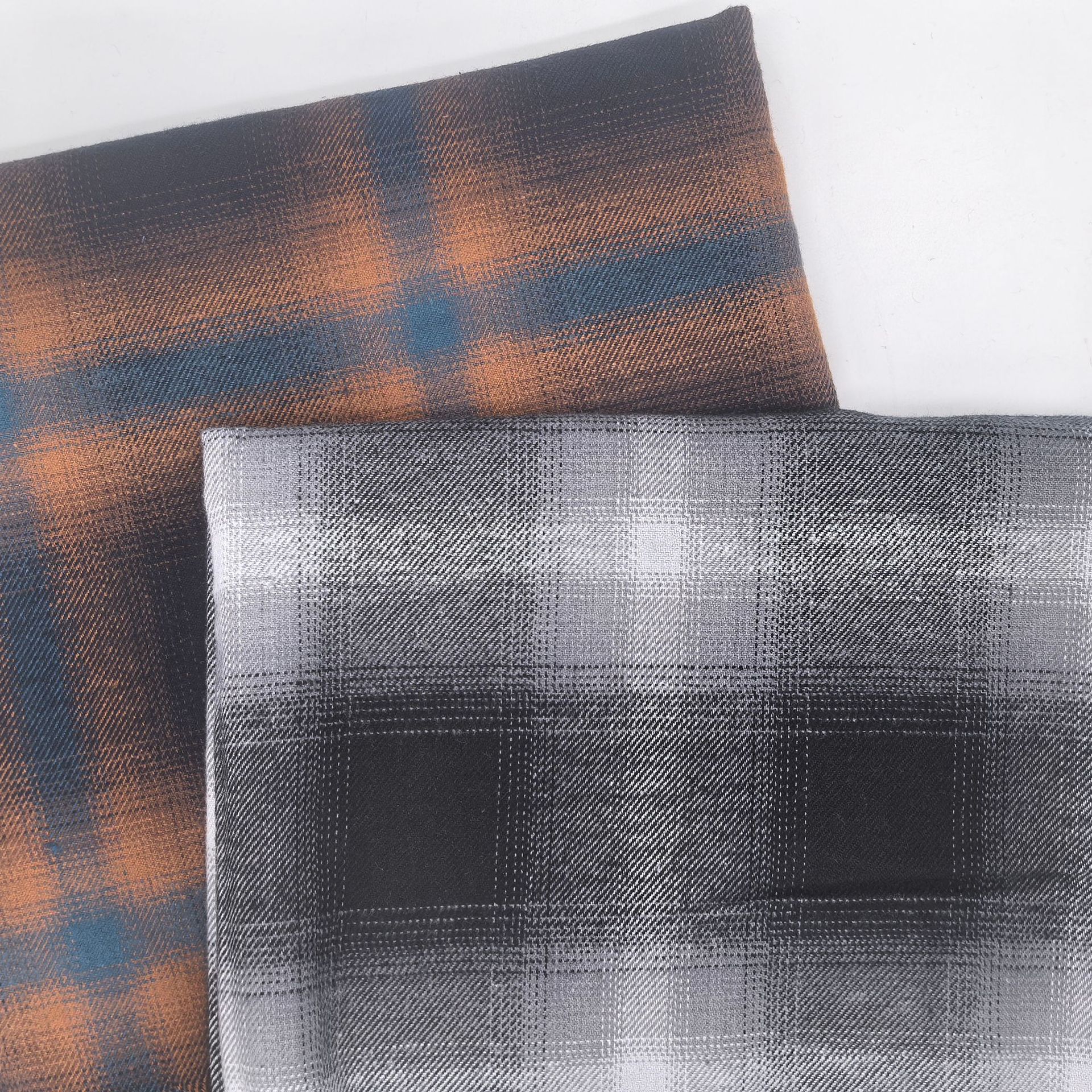 Thickened Cotton Yarn-Dyed Flannel Cloth, Hazy Plaid Cloth, Modern Comfortable Shirt, Cotton Clothing, Children's Clothing, New Products in Stock