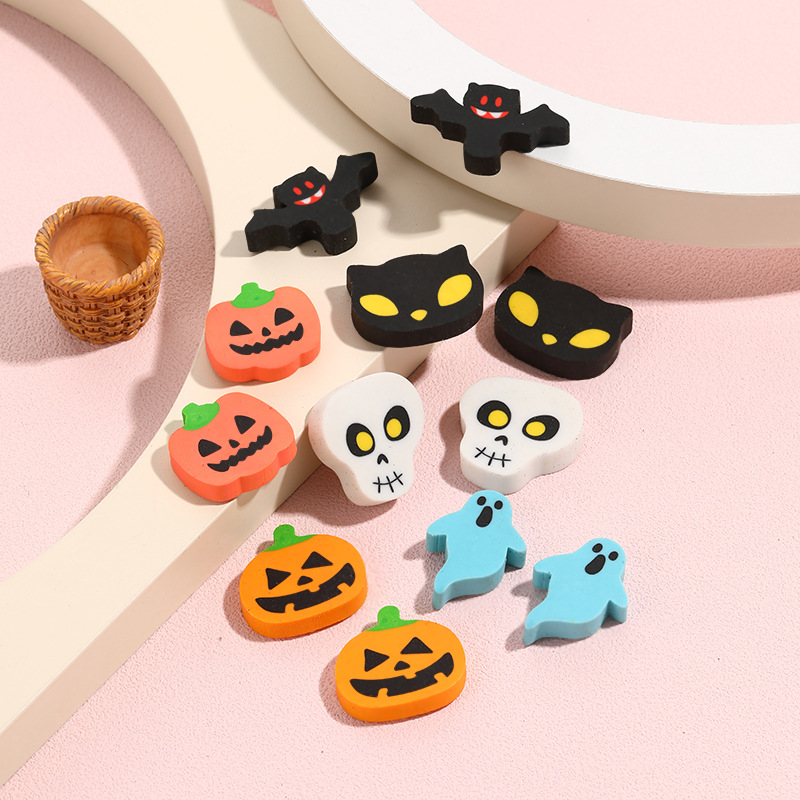 Picture of Halloween eraser cartoon bat pumpkin stationery prize gift eraser school supplies cross-border stationery wholesale