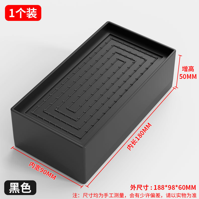 Picture of Cross-Border Amazon Black Furniture Bed Heightening Foot Pads 2 358inch Table Sofa Cabinet Tpu Anti-Slip Stacking