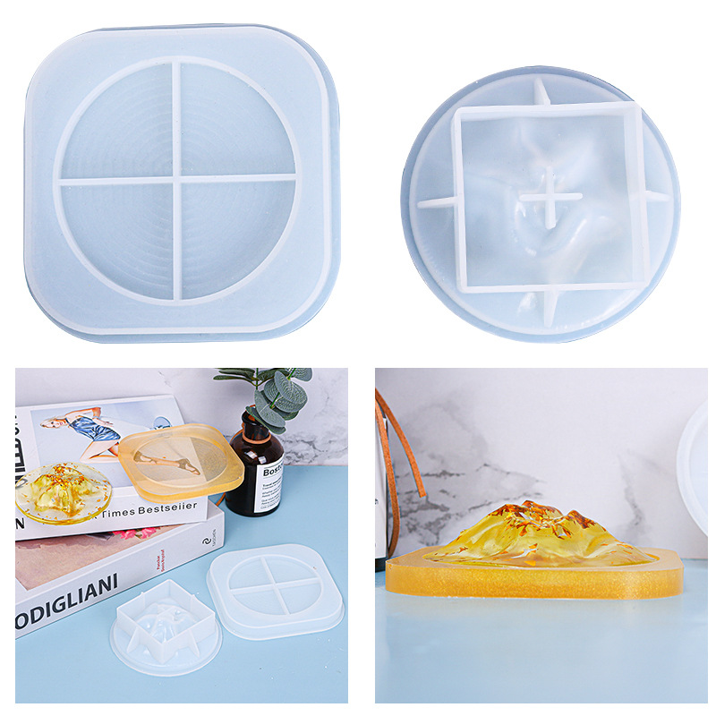 Glory drop glue mold mountain ornaments silicone mold Amazon best selling candle handmade soap