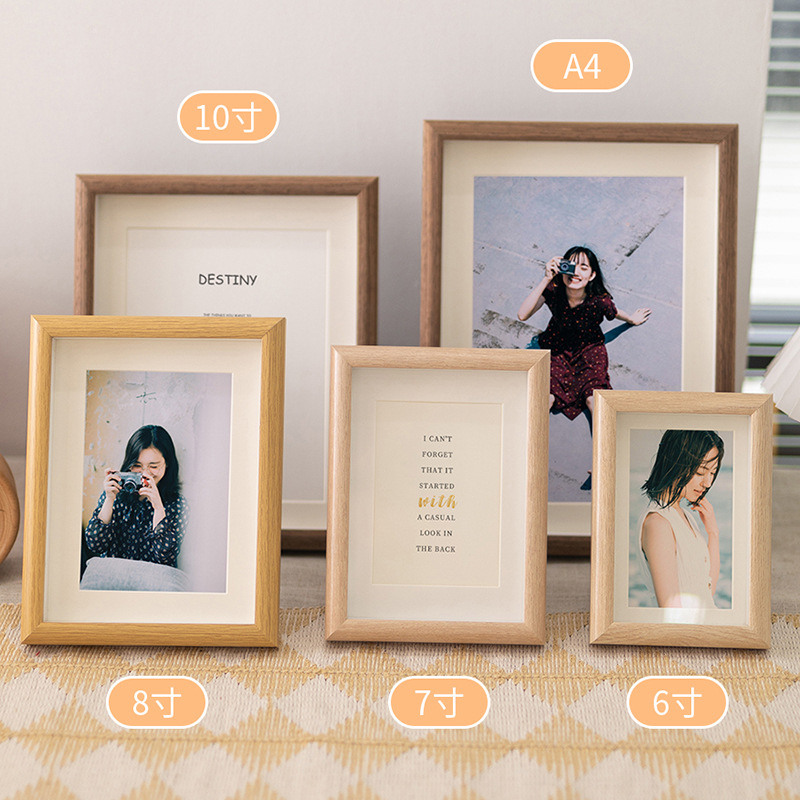 Picture of Hollow Stereo 67810inch Photo Frame Empty Frame Table Wholesale Wooden Frame Wall Hanging Tempered Glass A4 Picture Frame Ornaments