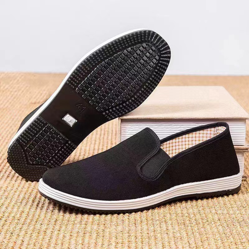 Picture of Old Beijing Cloth Shoes Men's Summer Non-Slip Smelly Wear-Resistant Work Shoes Labor Protection Driving Shoes Breathable Casual Comfortable Wholesale