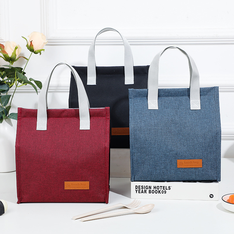 Large Thickened Lunch Box Bag for Office workers with Meal Lunch Bag Student Portable Insulation Bag Lunch Box Bag Waterproof Preservation Bag