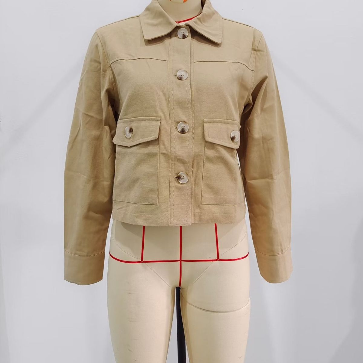 Picture of 2023 Autumn New y2g European and American cross-border women's clothing urban casual pocket decoration street fashion jacket jacket
