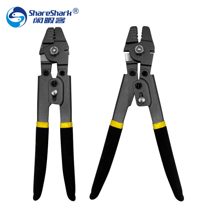 Shareshark nylon wire Aluminum copper pipe clamp crimping pliers sea fishing boat fishing group crimping pliers tool pliers