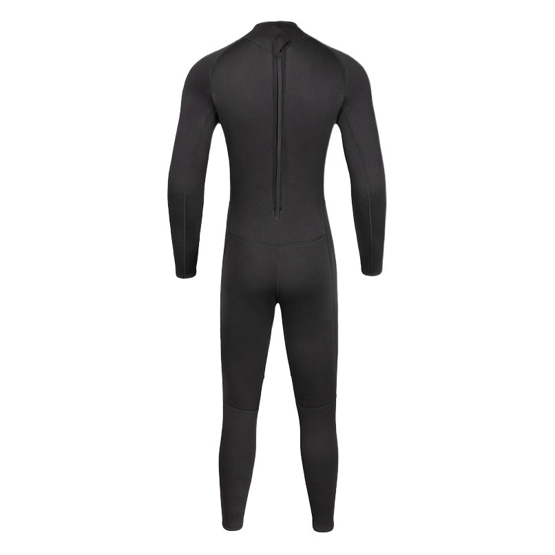 3mm Black Imitation N Fabric Wetsuit for Surfing, Fine Embossed Winter Swimming, Snorkeling, and Freediving