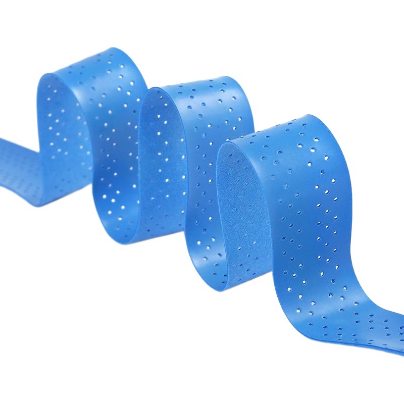 Badminton Sweat Absorbing Belt Covered with Film Perforated Flat Hand Glue Thin Badminton Racket Tennis Racket Handle Leather Fishing Rod Handle Glue