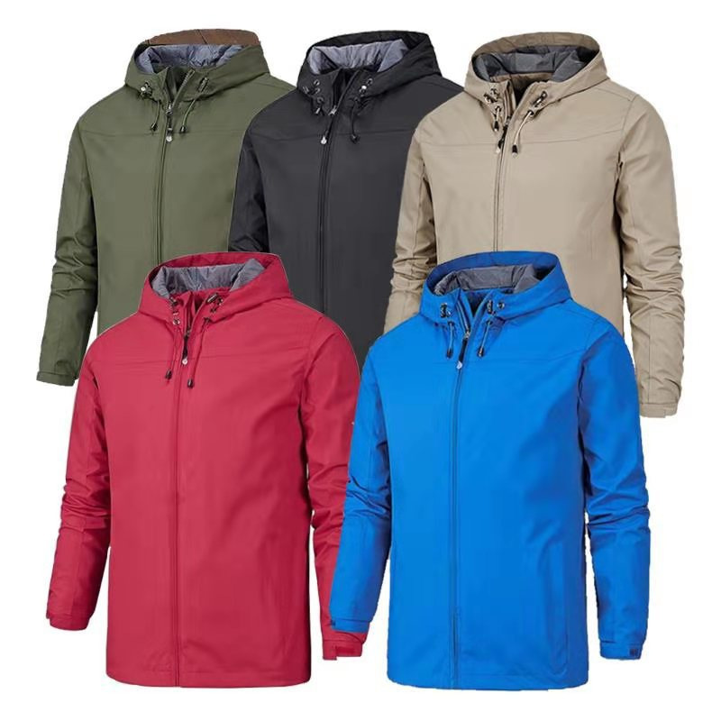 Single-Layer Jacket for Men and Women, Spring and Autumn Thin Jacket, Waterproof and Breathable Outdoor Mountaineering Clothing, Trendy Outdoor Wear