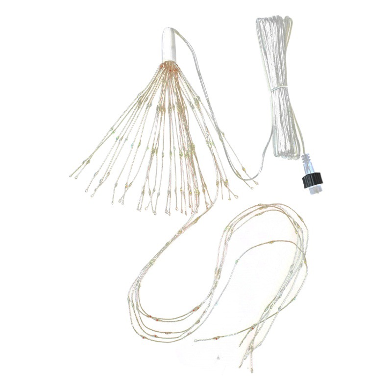 Cross-Border Led Ground Fireworks Lights Outdoor Park Atmosphere Lights Decorative Fireworks Shape Lights Solar Ground Lights