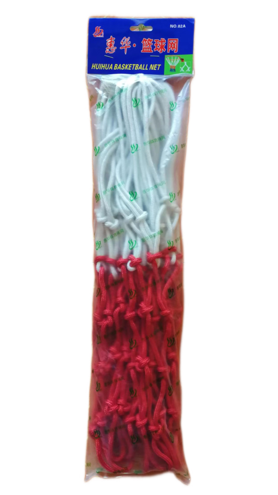 Picture of Three-color woven basketball net for indoor and outdoor activities and competitions. Detachable basketball stand. Net shot basketball frame net