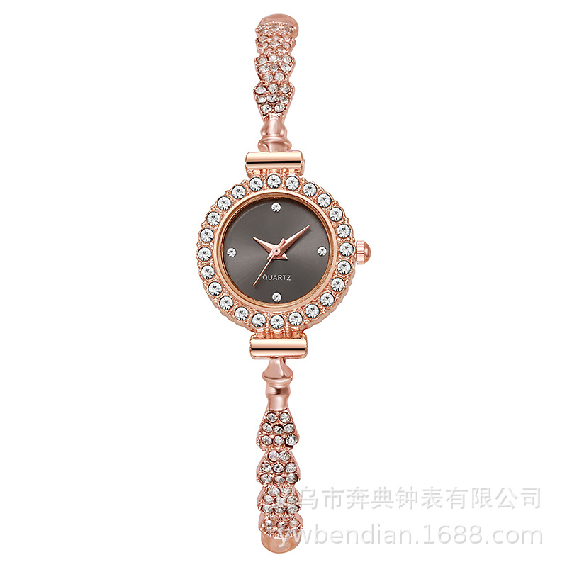 Picture of New women's quartz watch rhinestone women's watch small dial slim bracelet free adjustment jewelry quartz watch in stock