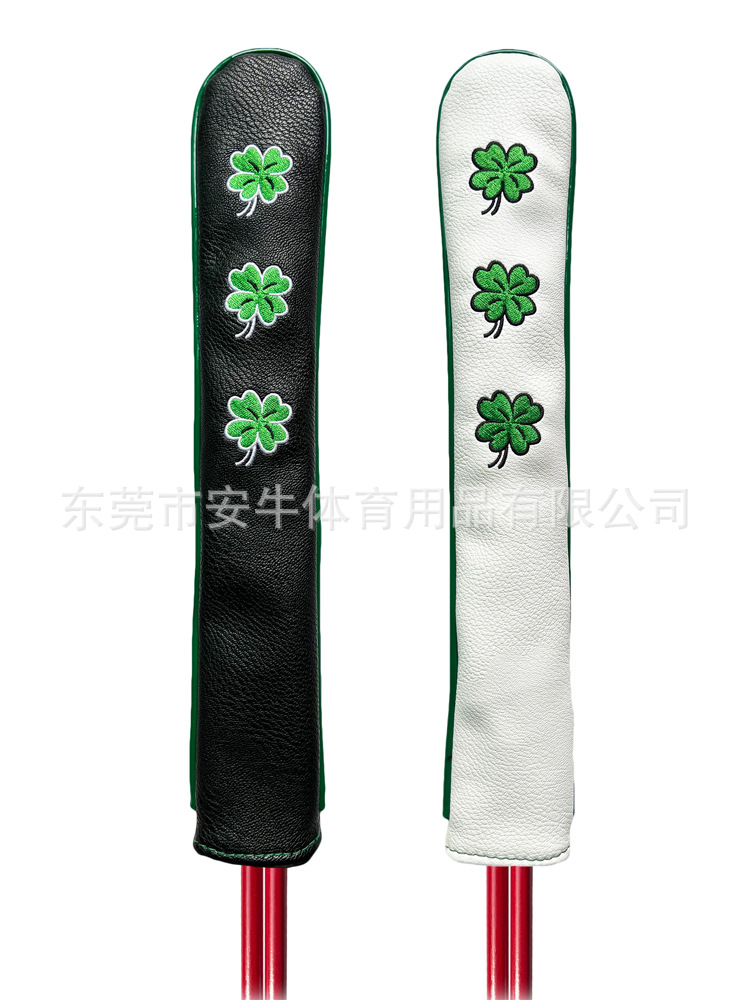 Cross-border e-commerce golf baton set pointing stick PU four-leaf clover directional command pole set