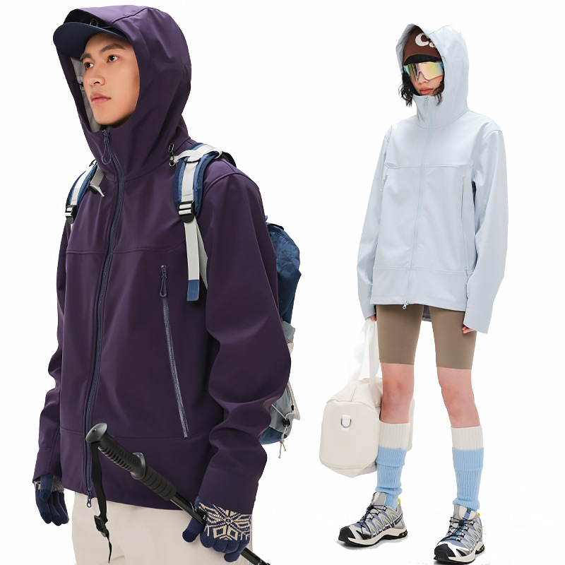 Bird Style Same Style Outdoor Soft Shell King City Leisure 2025 Spring and Autumn New Three-proof Charge Clothes Women's Jacket for Men