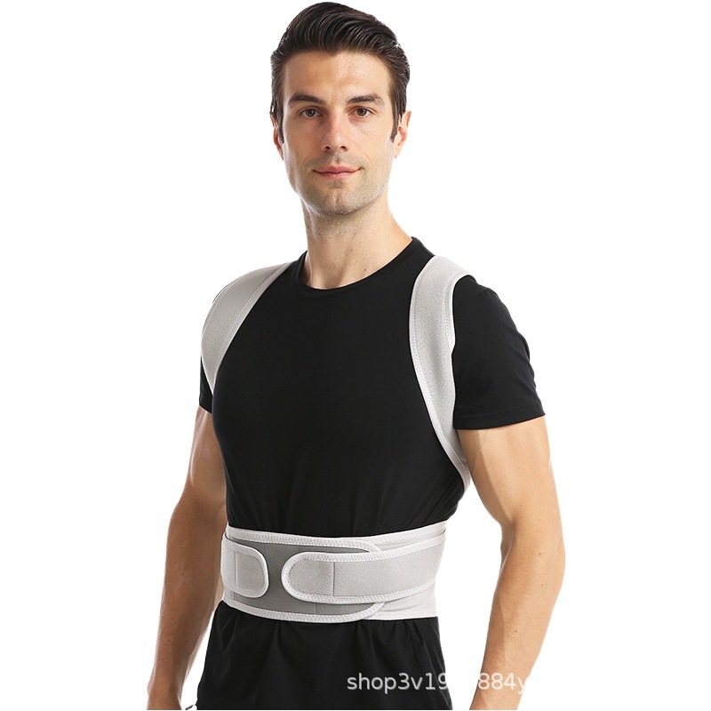 Junhang Anti-Back Adult Correction Belt for Men and Women, Hunchback Chest Straightening Corrector, Posture Correction Belt, Sitting Posture Clavicle Belt, Shoulder Opening