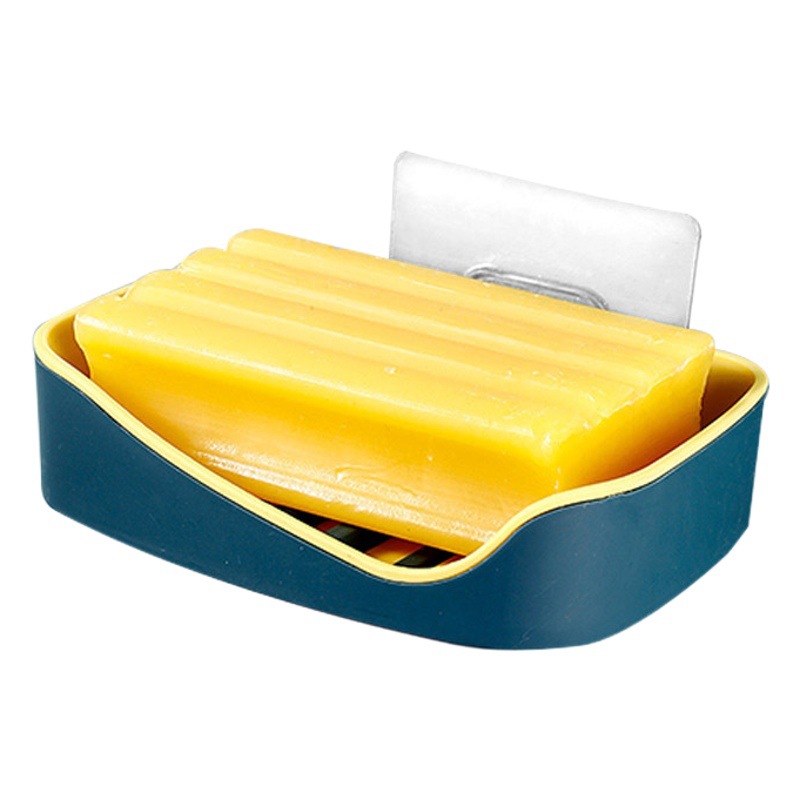 Source Manufacturer Cross-Border Popular Wall-Mounted Strong Suction Cup Bathroom Soap Dish