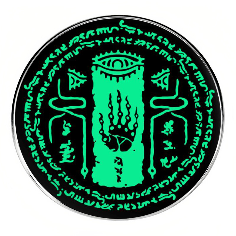 Kingdom Hearts Magic Seal Brooch Cartoon Game Pin Badge Metal Alloy Badge Accessories