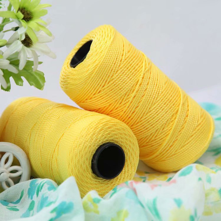 Picture of Gold thread mixed strand bright silk thread handmade diy crochet sweater doll scarf thread coat hand knitting thread factory wholesale